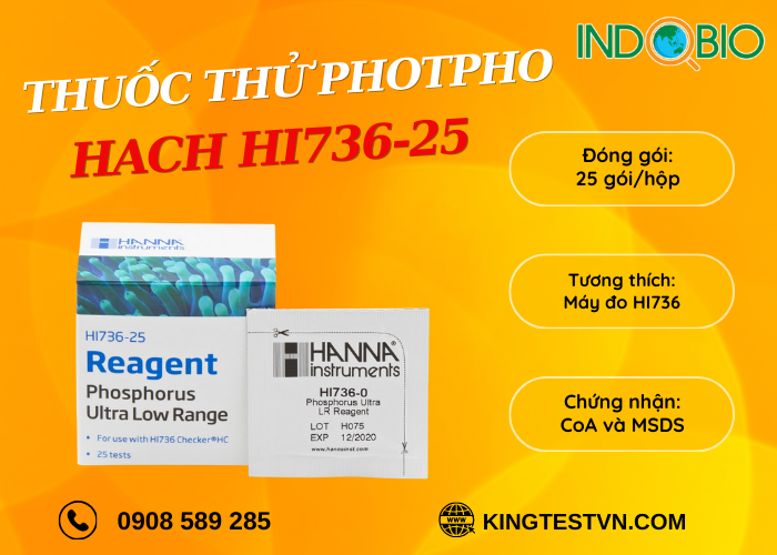 Thuốc thử photpho Hanna HI736-25